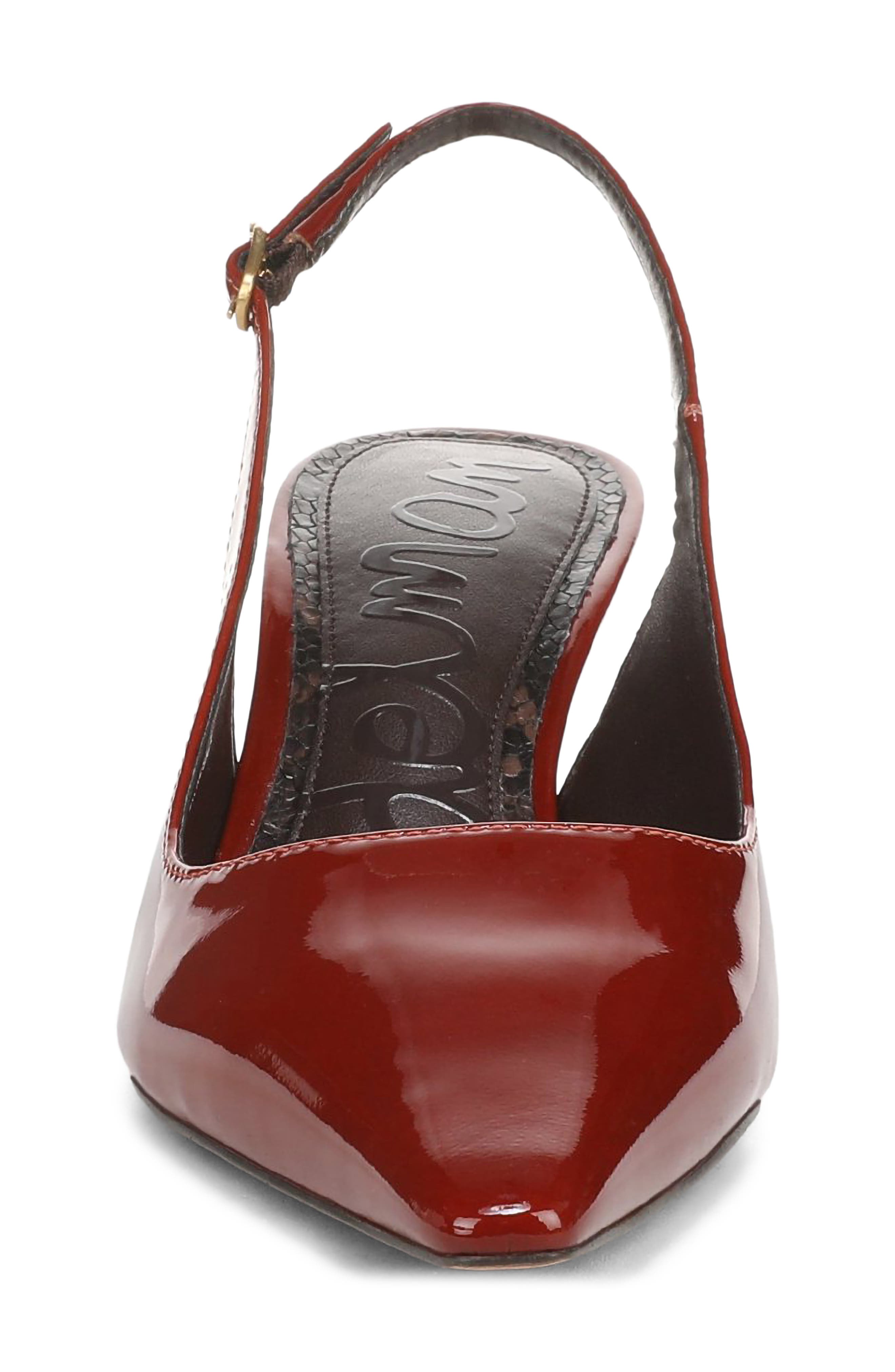 Bianka Slingback Pump, Alternate, color, BRANDY BROWN