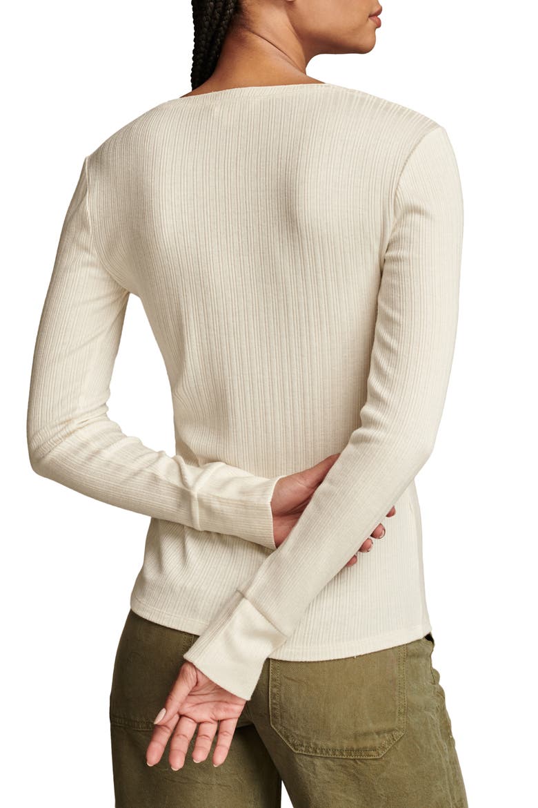 Rib Button Front Henley, Alternate, color, TOFU