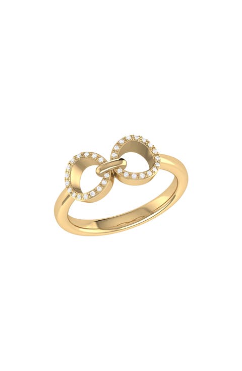 Home Binoculars Diamond Ring - 0.08ct.