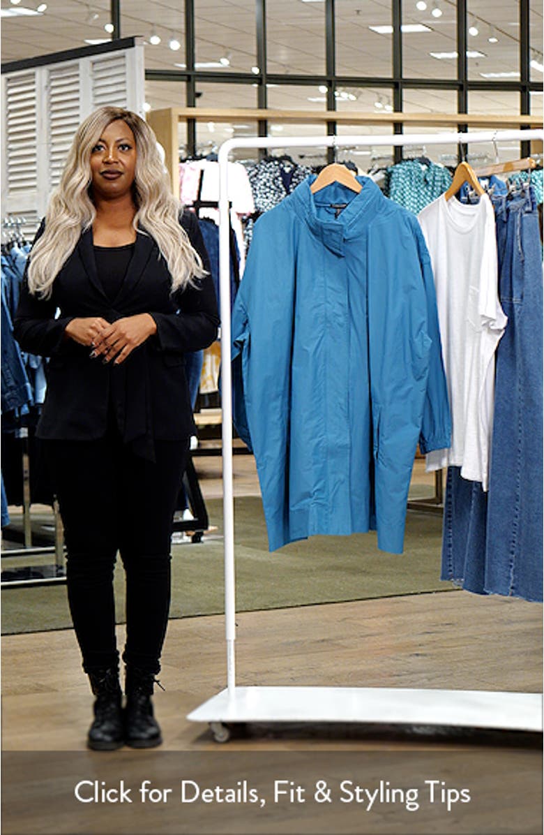 Organic Cotton Blend Hooded Longline Coat, sales video thumbnail