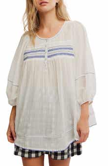 Free People Dylan Smocked Tunic