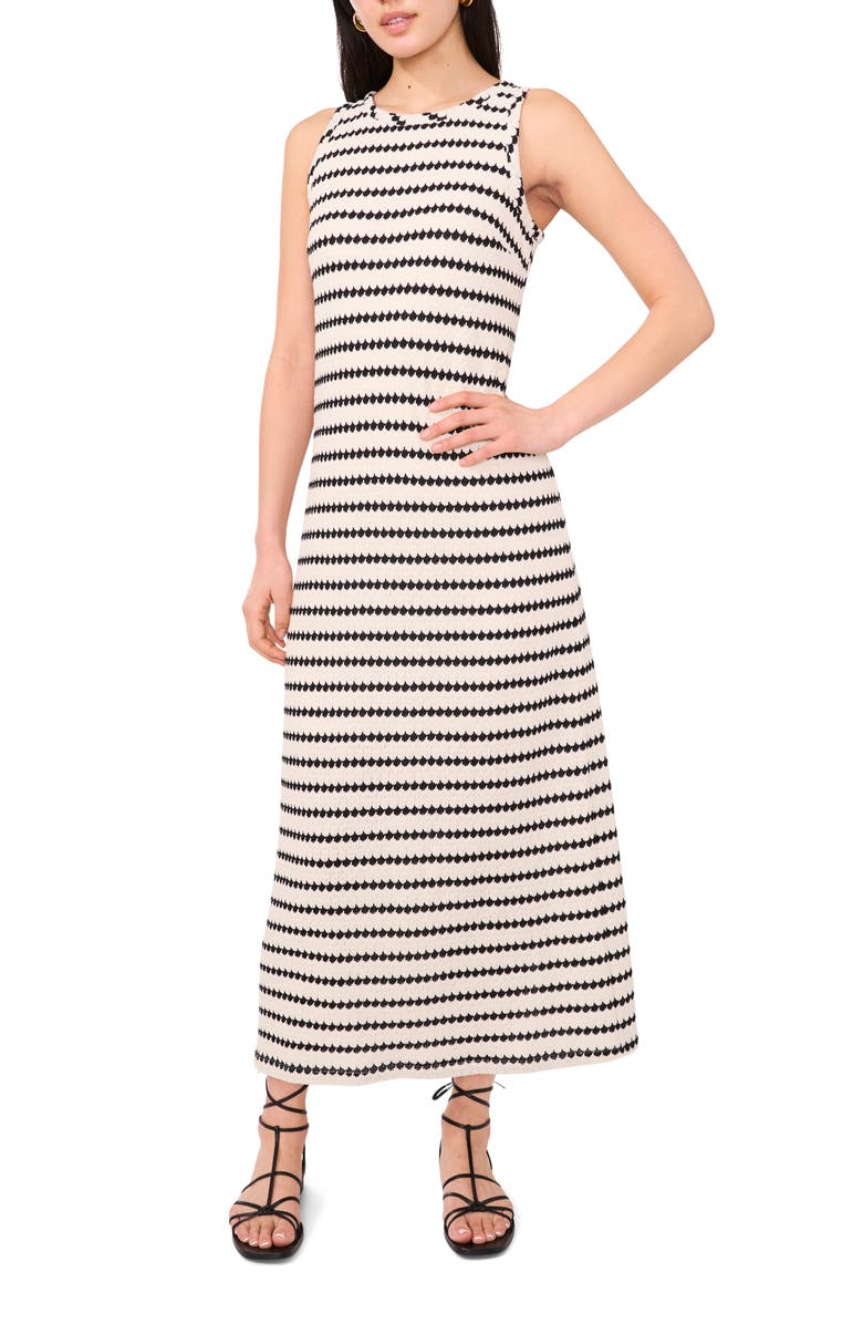 Vince Camuto Sleeveless Knit Maxi Dress, Main, color, New Ivory