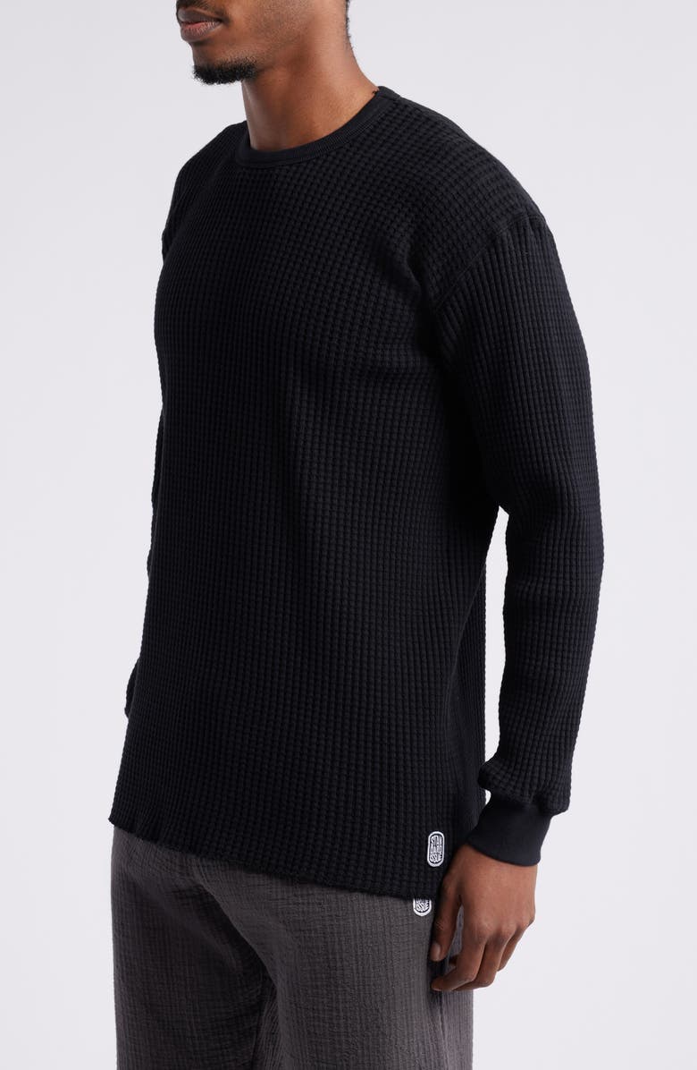 STANDARD ISSUE Thermal Knit Long Sleeve T-Shirt, Alternate, color, Black