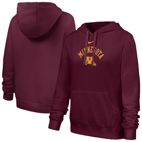 Women's Nike Maroon Minnesota Golden Gophers Club Fleece Hoodie