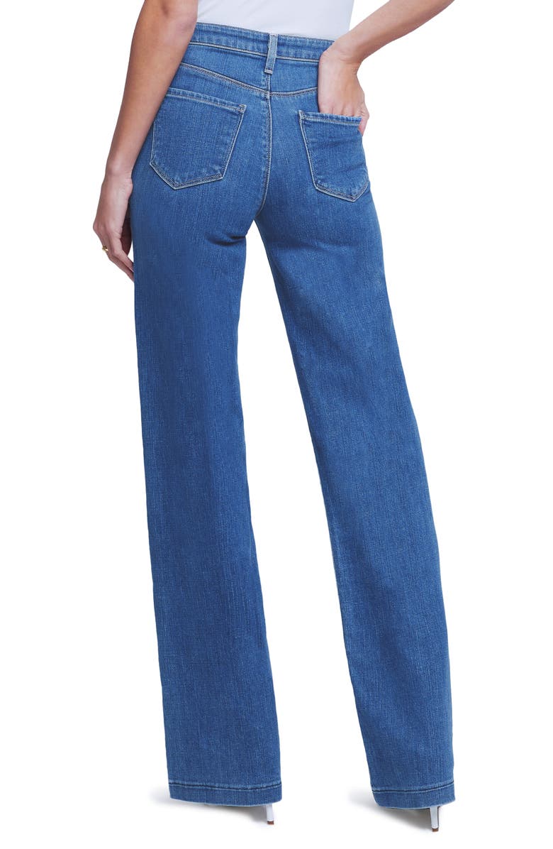 L'AGENCE Clayton Wide Leg Jeans, Alternate, color, 