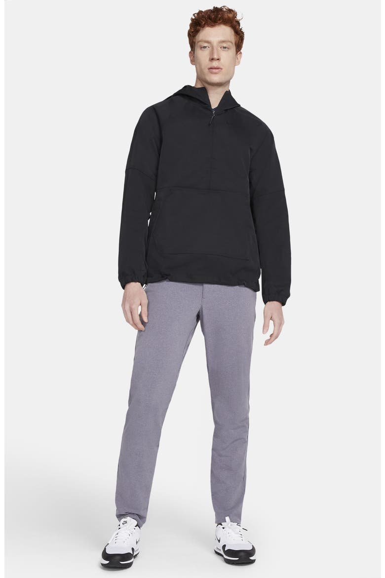 Nike Repel Water Repellent Hooded Golf Pullover, Alternate, color, BLACK/ BLACK/ BLACK