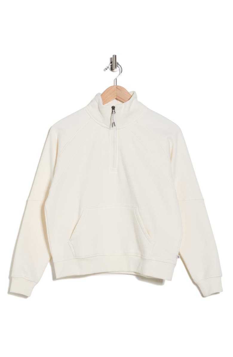 MARIKA Camila Quarter Zip Pullover, Alternate, color, Egret