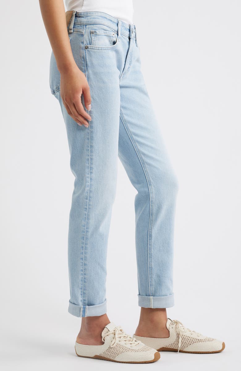 rag & bone Dre Low Rise Slim Boyfriend Jeans, Alternate, color, Pleasant
