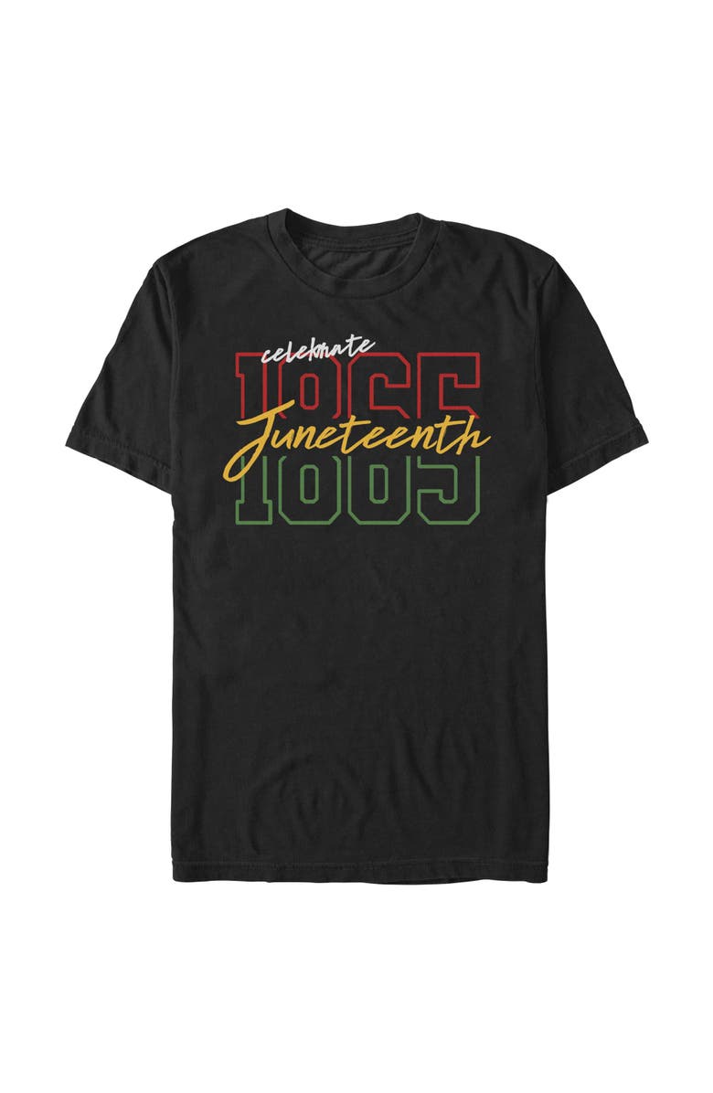 Lost Gods Men's Lost Gods Celebrate Juneteenth 1865  Graphic T-Shirt, Main, color, Black