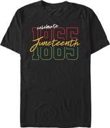 Lost Gods Men's Lost Gods Celebrate Juneteenth 1865  Graphic T-Shirt