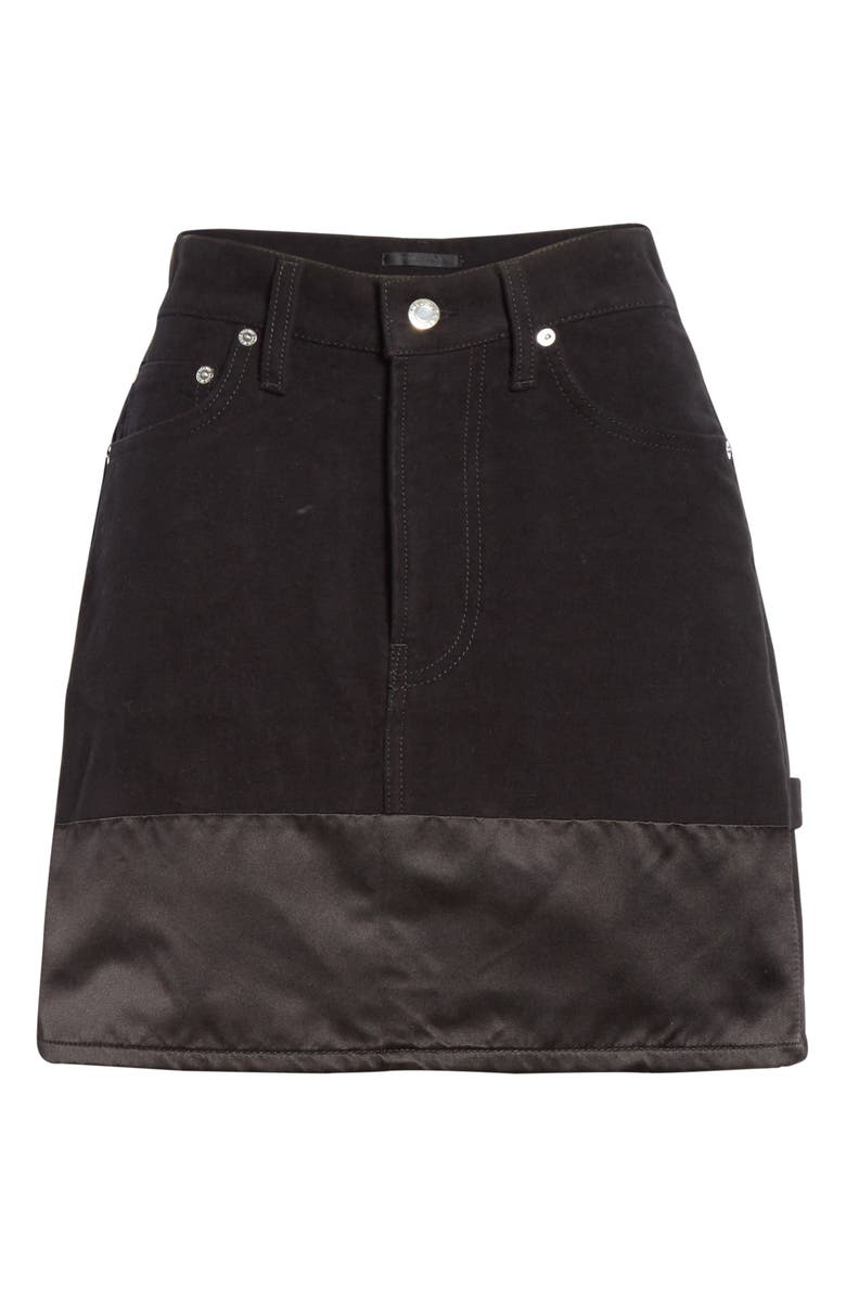 Helmut Lang Femme Utility Denim Miniskirt, Alternate, color, 