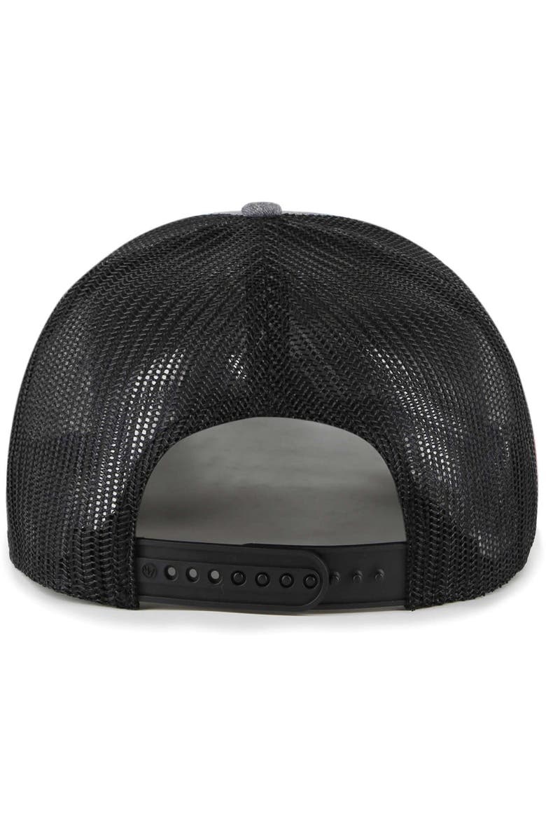 '47 Men's '47 Charcoal Virginia Tech Hokies Carbon Trucker Adjustable Hat, Alternate, color, 