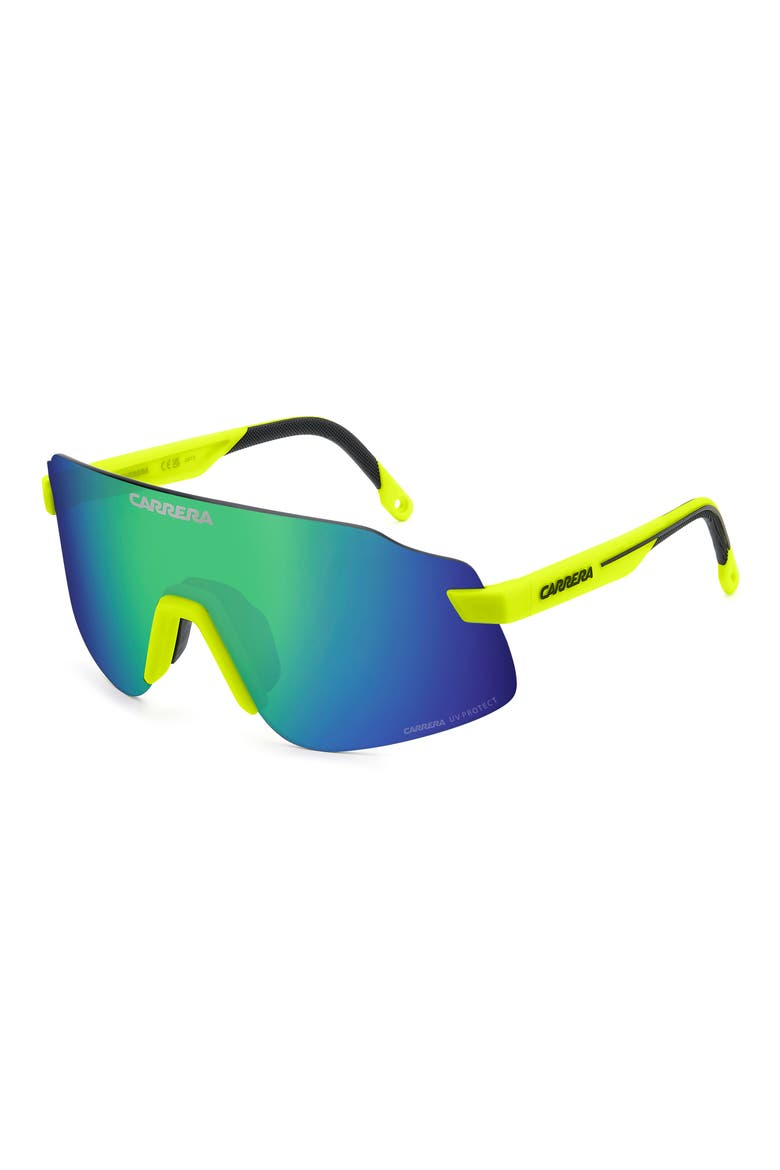 C Sport 99mm Shield Sunglasses, Alternate, color, MATTE YELLOW/ GREEN MULTILAYE