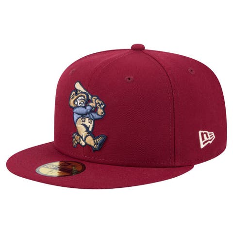 Men's New Era  Burgundy Frisco RoughRiders Authentic Collection 59FIFTY Fitted Hat