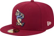 New Era Men's New Era  Burgundy Frisco RoughRiders Authentic Collection 59FIFTY Fitted Hat