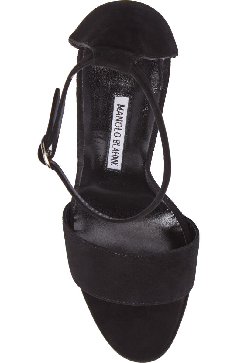 Manolo Blahnik Tres Ankle Strap Sandal, Alternate, color,