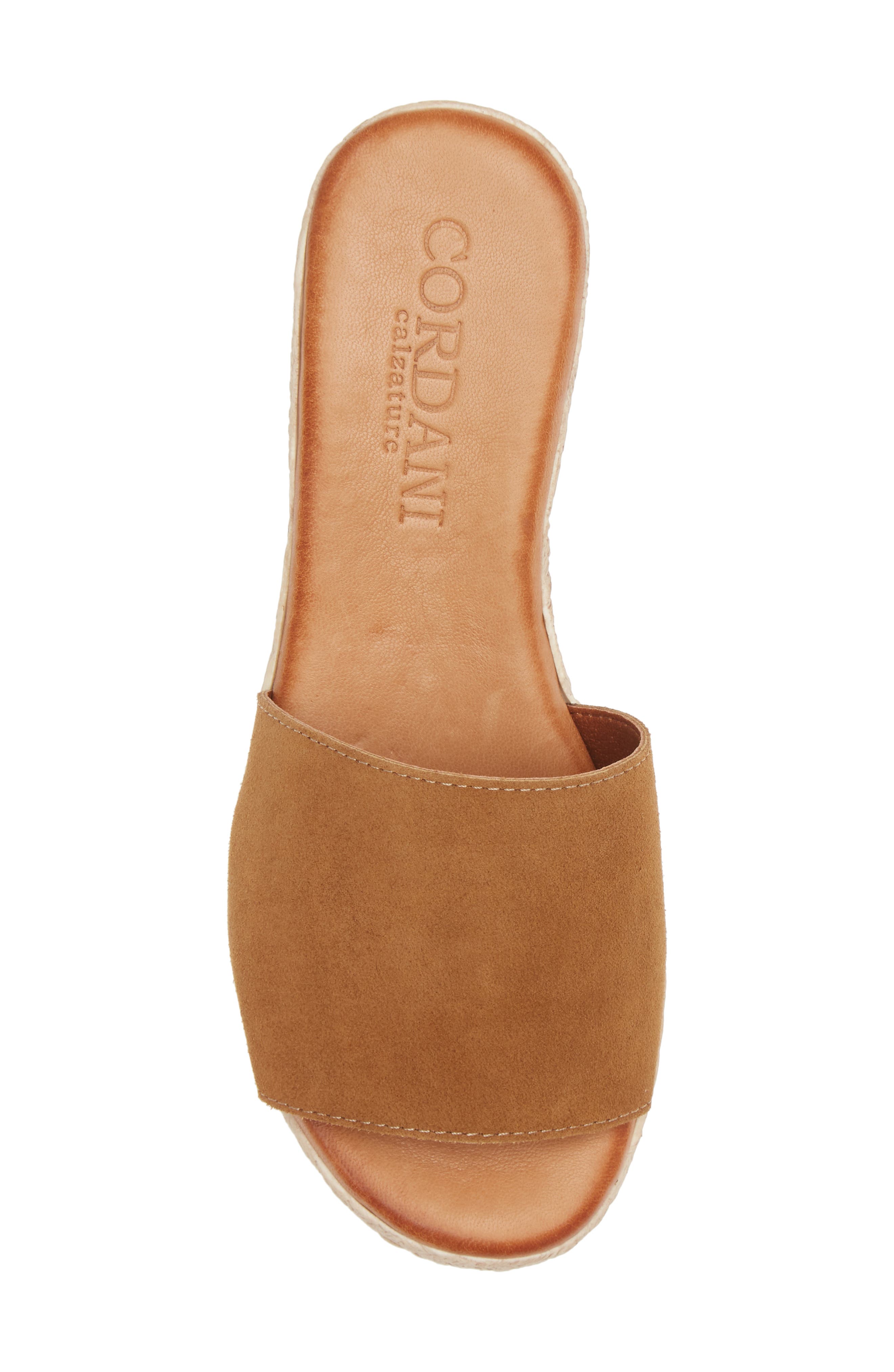 Buffy Espadrille Platform Sandal, Alternate, color, CUERO SUEDE