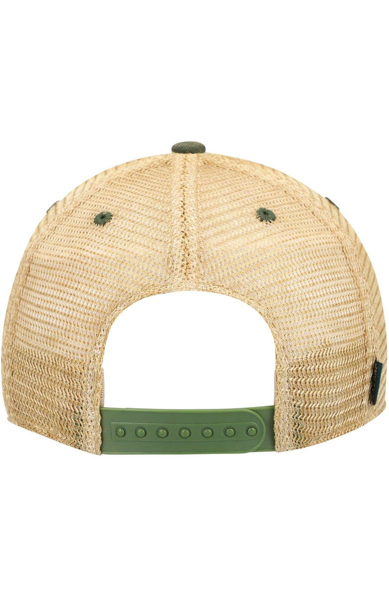 LEGACY ATHLETIC Men's Green Michigan State Spartans Target Old Favorite Trucker Snapback Hat, Alternate, color, 