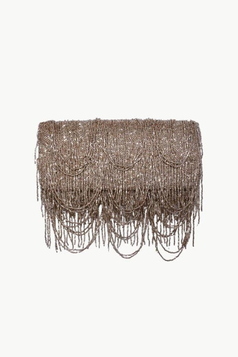 Fringes All Over Medium Structured Bag