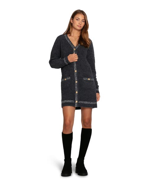 Cute In This Mini Cardigan Dress