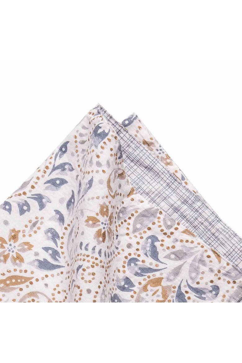 Selma Cotton Napkin, Alternate, color, Blue