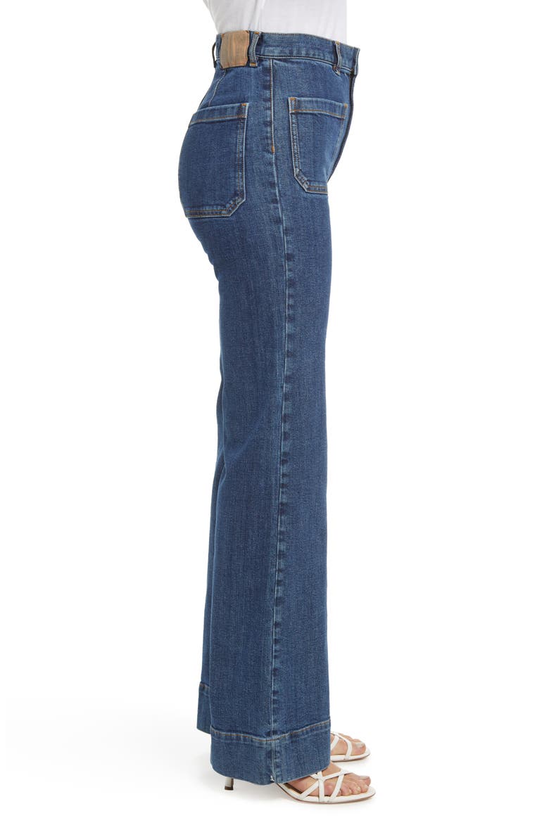 St. Monica High Waist Flare Jeans, Alternate, color, VINTAGE 95