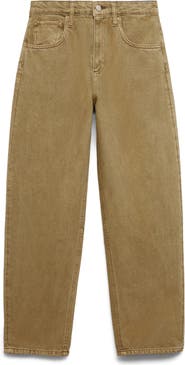 MANGO High Waist Slouchy Barrel Jeans