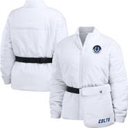 WEAR by Erin Andrews Women's WEAR by Erin Andrews White Indianapolis Colts Packaway Full-Zip Puffer Jacket