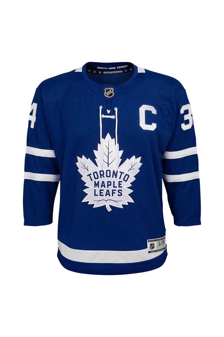 Youth Auston Matthews Blue Toronto Maple Leafs Home Premier Player Jersey, Alternate, color, Blue