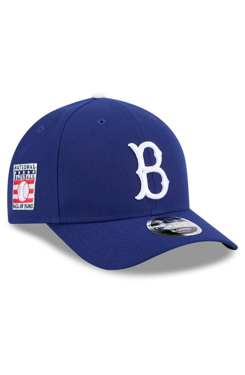 New Era Men's New Era Royal Brooklyn Dodgers Baseball Hall of Fame 9FORTY M-Crown Adjustable Hat, Main, color, 