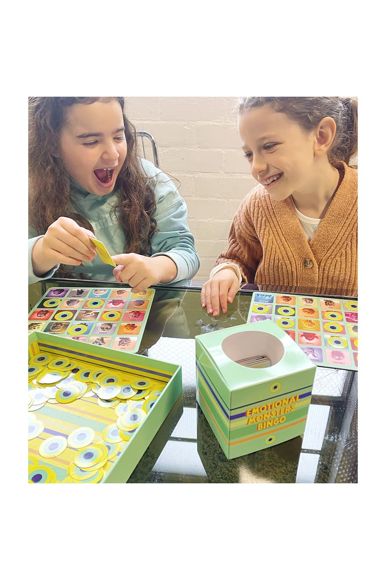 Emotional Monsters Bingo, Learn Feelings Through Play, Alternate, color, Multicolored