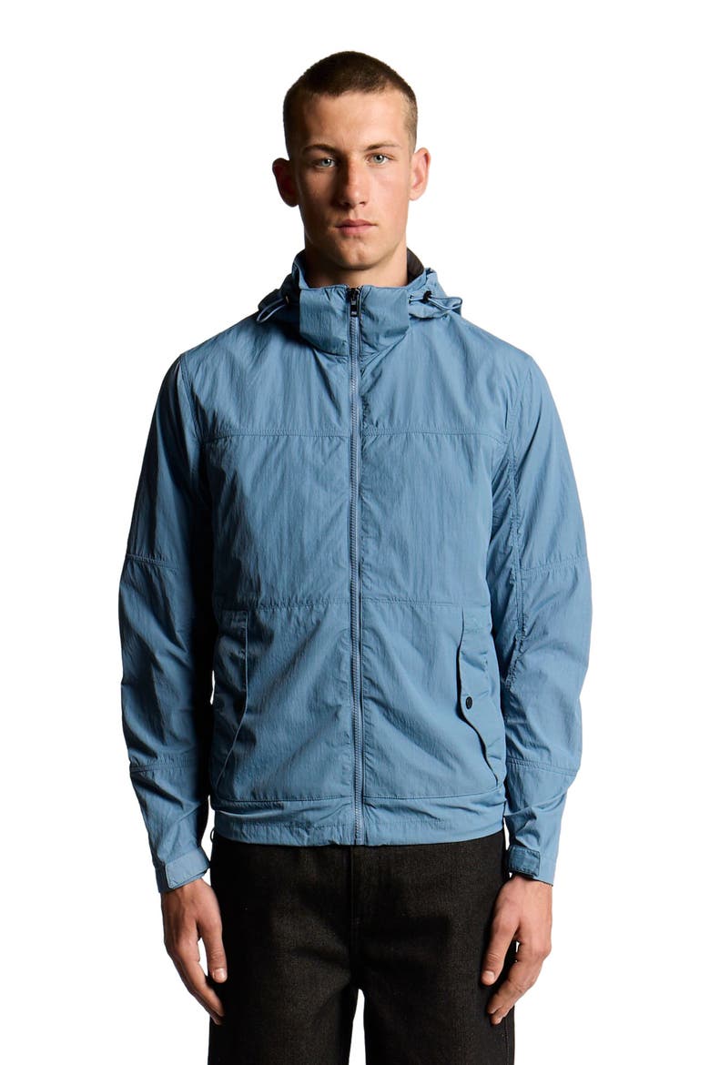Long Sleeve Stow Away Jacket, Alternate, color, Ocean Sky