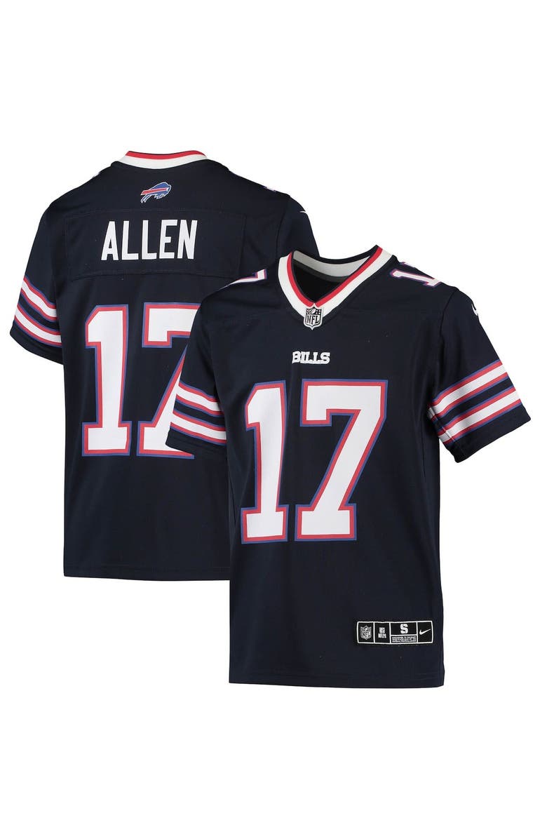 Nike Youth Nike Josh Allen Navy Buffalo Bills Inverted Team Game Jersey, Main, color, Navy