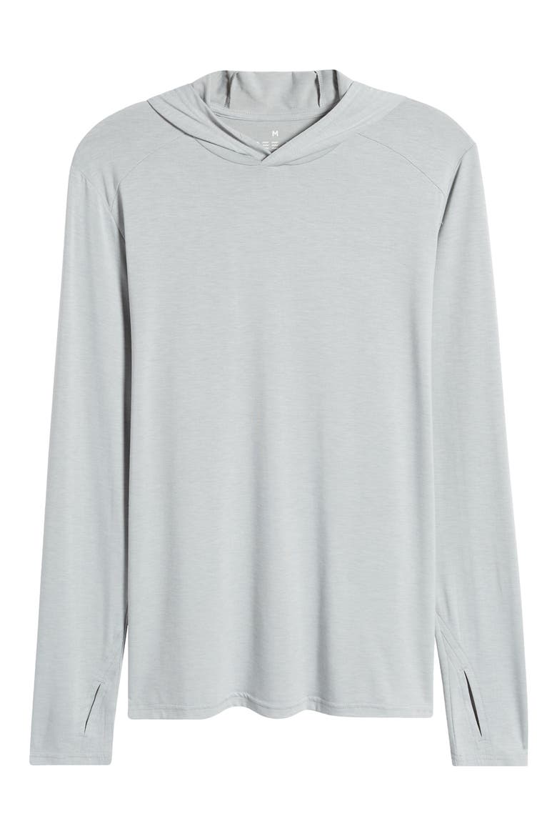 Shade UPF 50+ Hoodie, Alternate, color, HEATHER ASPEN GREY