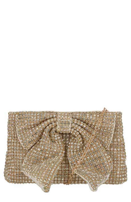 Bianca Sequin Bow Clutch