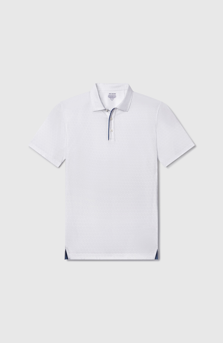 Jack Archer Clubhouse Performance Polo, Alternate, color, White Driveline