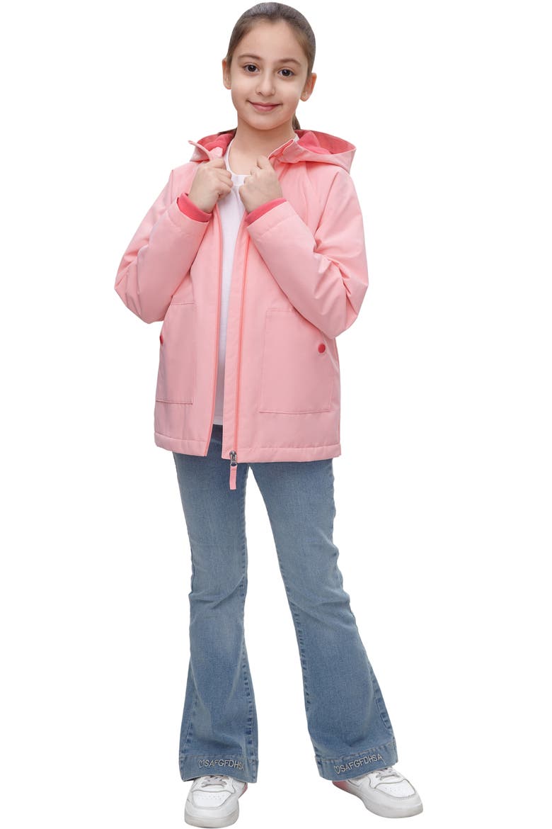 Kids' Ripstop Windbreaker Jacket, Alternate, color, Pink