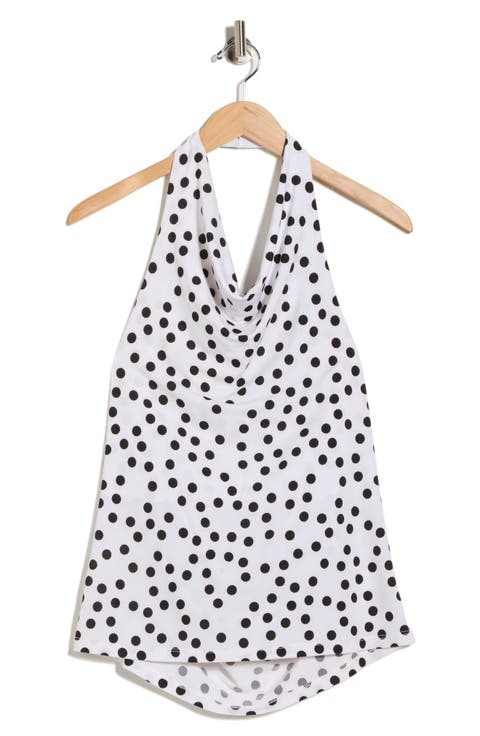 Polka Dot Halter Top (Plus)