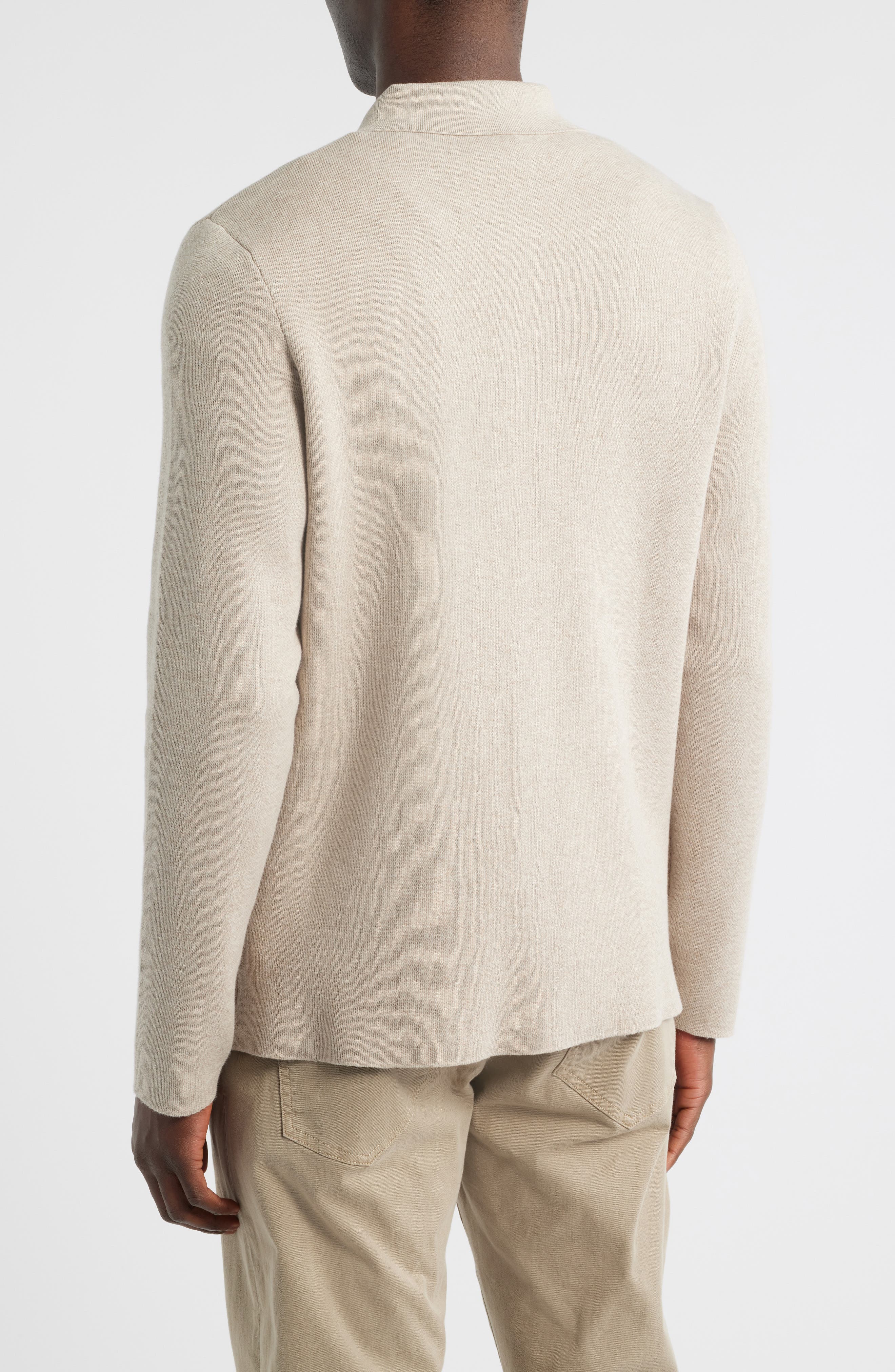 Cantor Knit Cotton Button-Up Overshirt - image 2