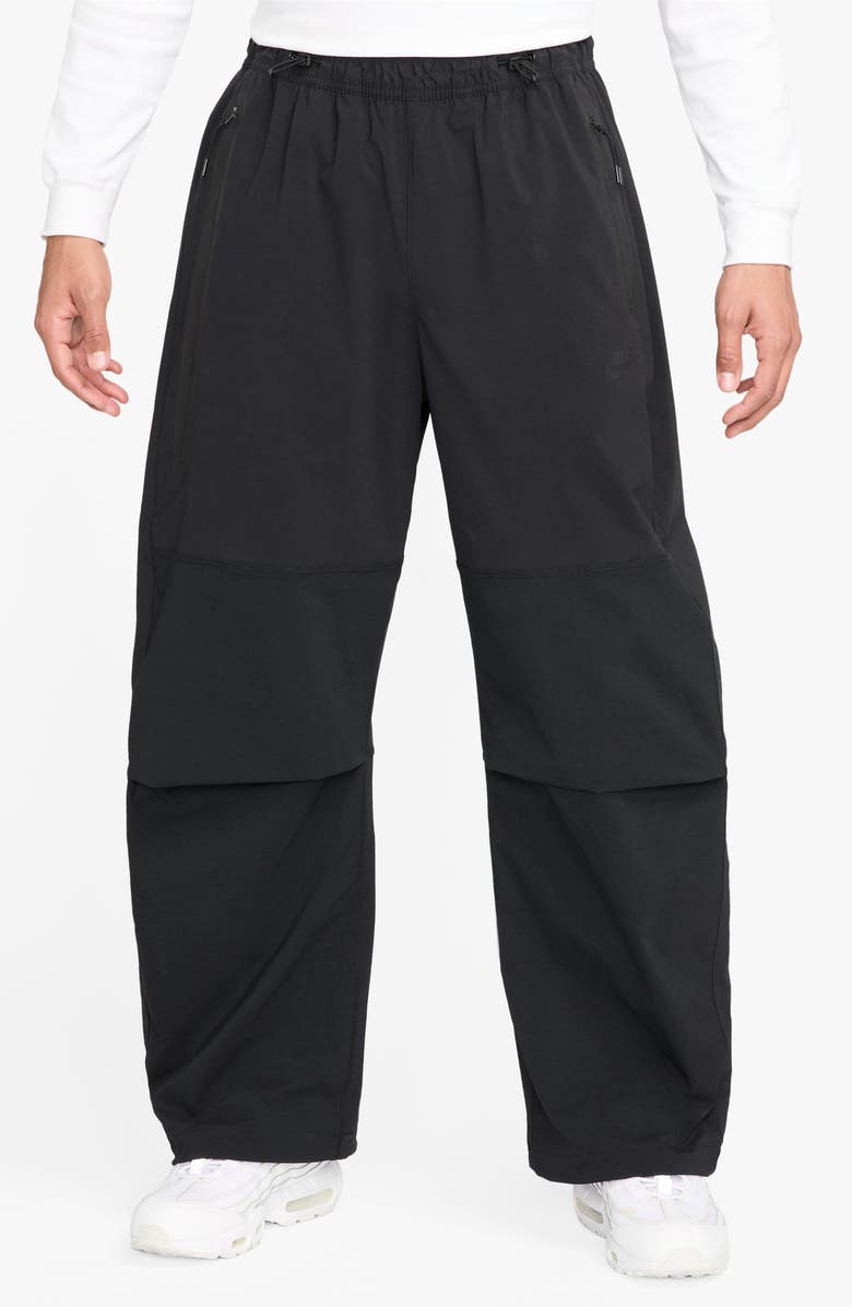 Nike Dri-FIT Tech Wide Leg Woven Pants, Main, color, Black