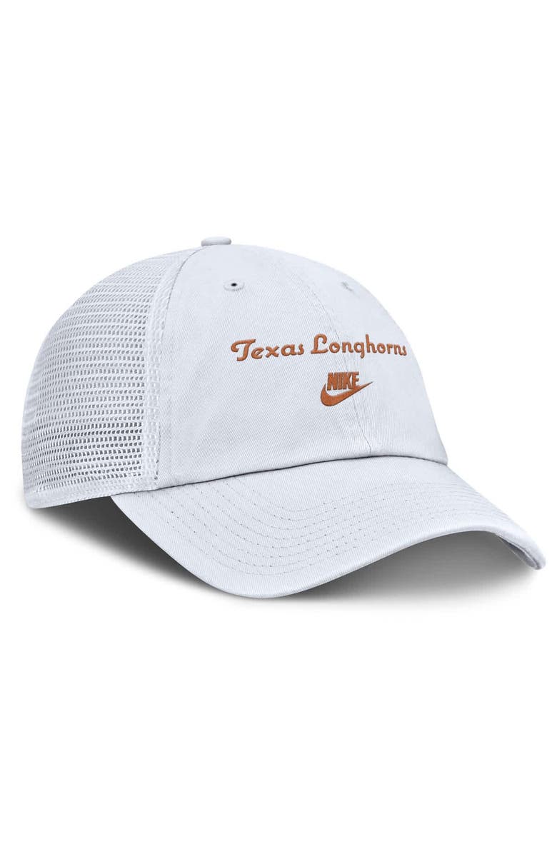 Nike Men's Nike White Texas Longhorns Club Legacy Adjustable Trucker Hat, Alternate, color, White