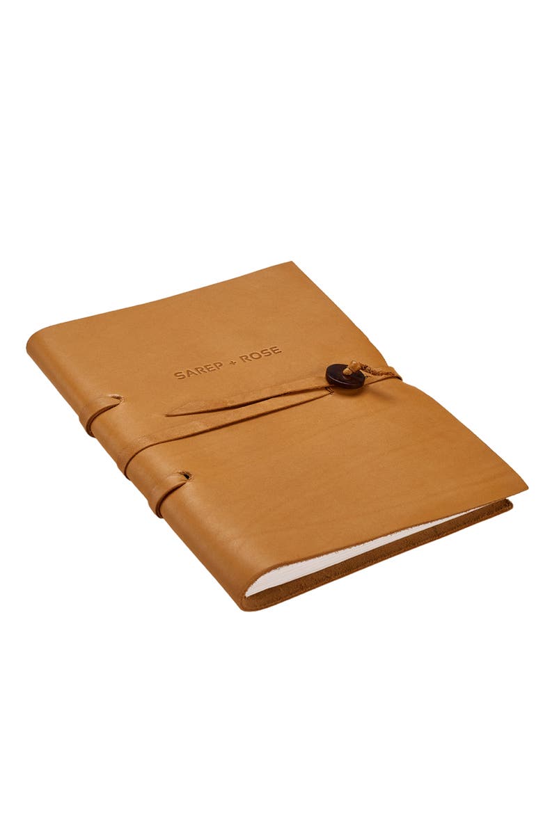 Sarep + Rose Refillable Forever Journal, Main, color, Tan
