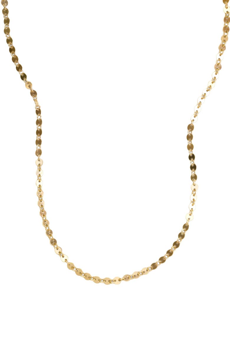MADE BY MARY Mini Poppy Choker Necklace, Main, color, Gold Filled
