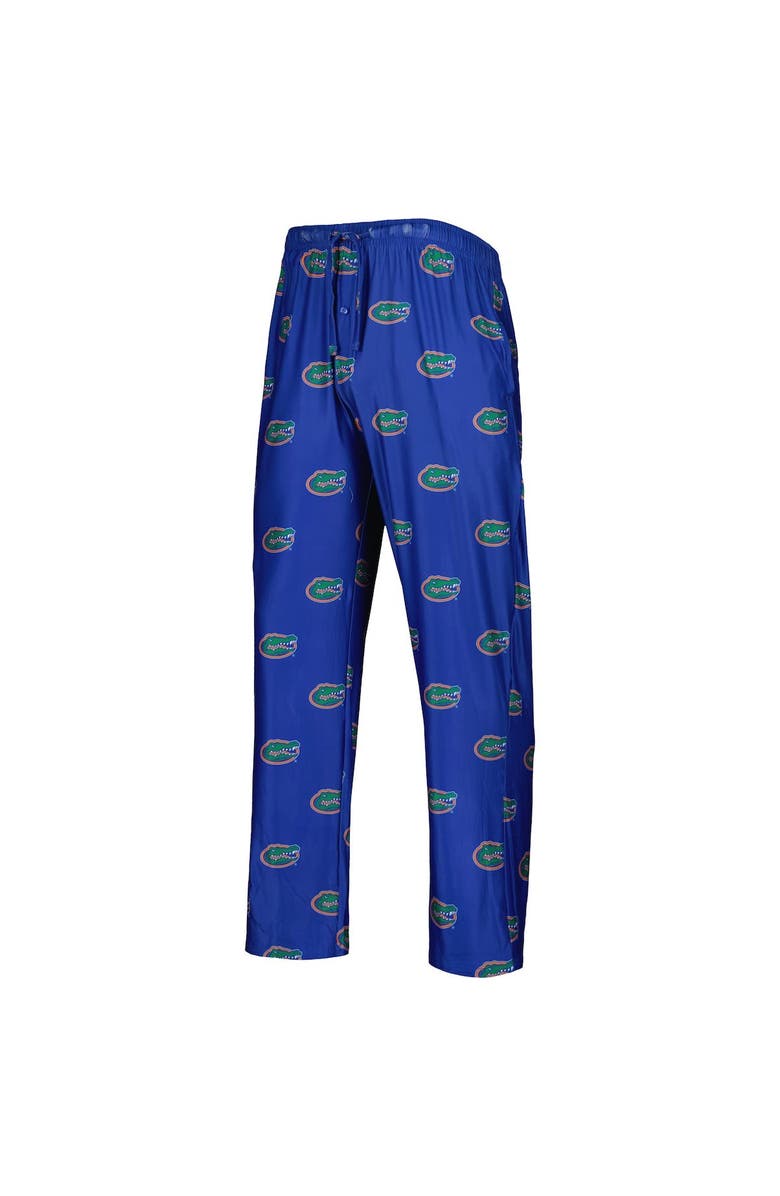 CONCEPTS SPORT Men's Concepts Sport Royal Florida Gators Logo Flagship Allover Print Pants, Alternate, color, 