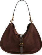 Etro Maxi Pony Suede Shoulder Bag