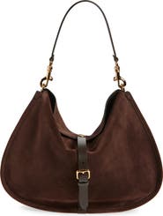 Etro Maxi Pony Suede Shoulder Bag