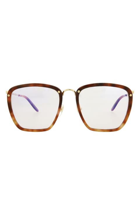 56mm Oversize Sunglasses