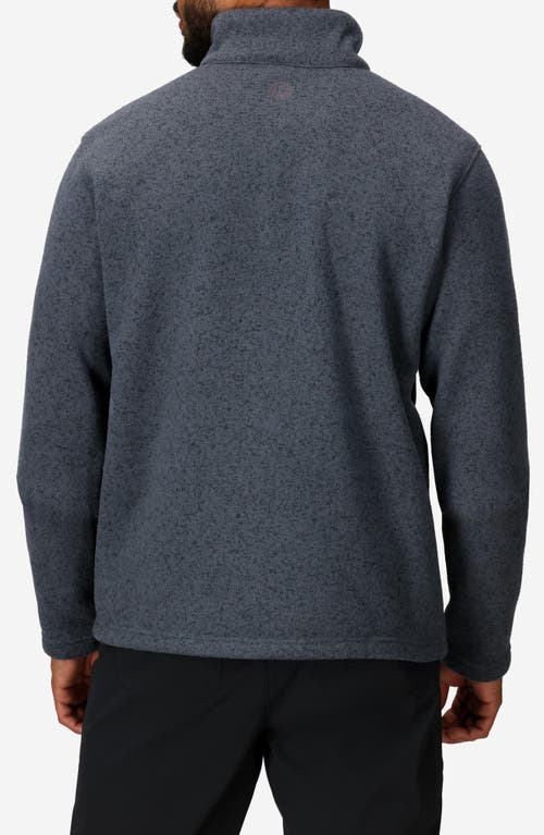 Marmot Drop Line Half Zip Fleece Jacket In Steel Onyx Heather