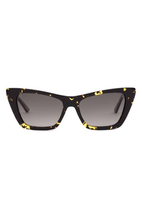 Wonderland 54mm Polarized Cat Eye Sunglasses