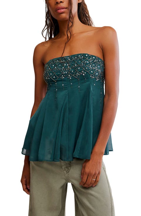 Tara Embellished Tube Top